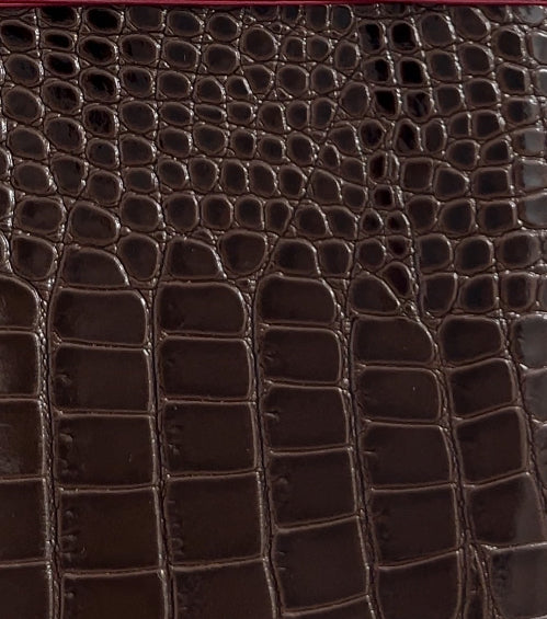 Dark Brown crocodile