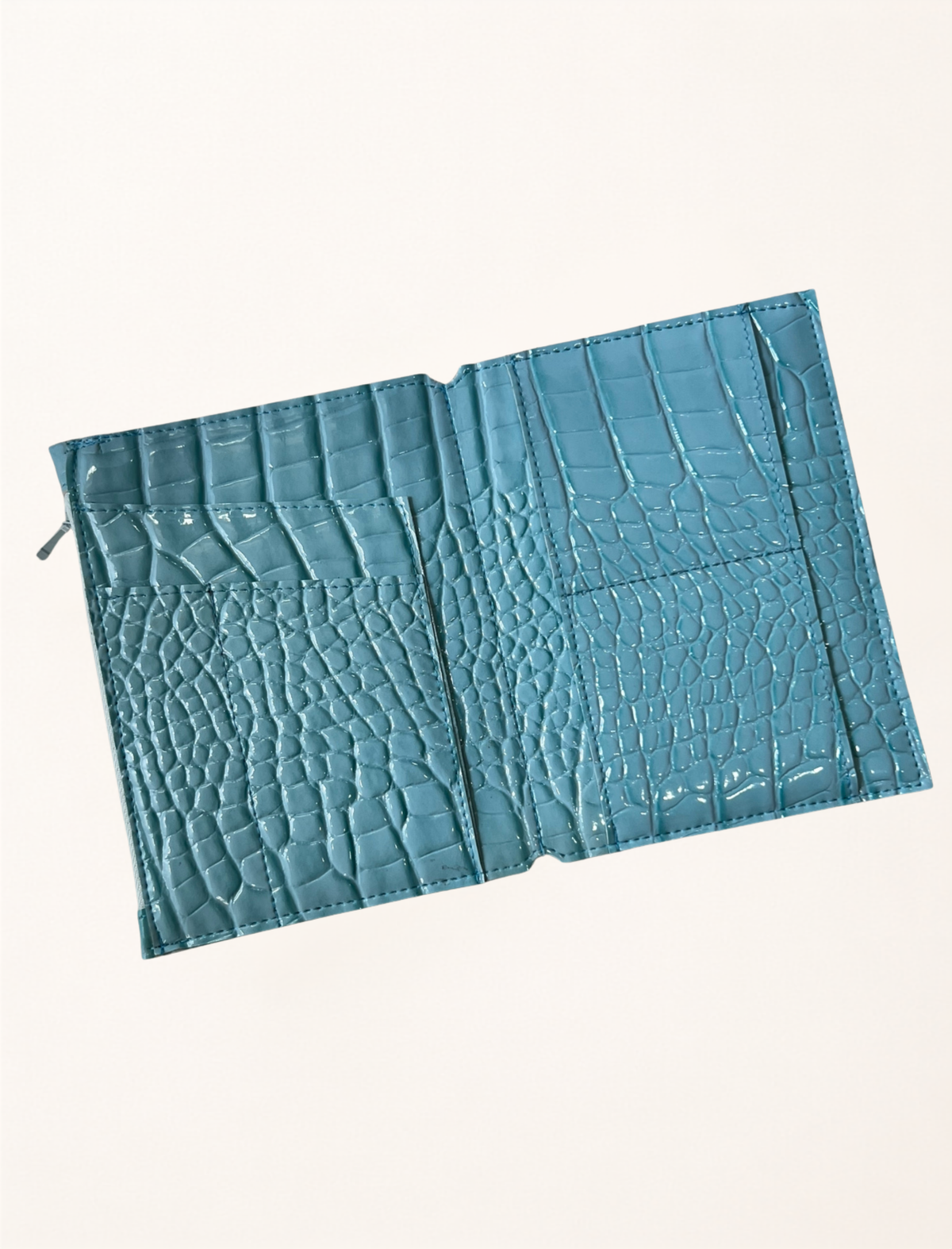 Sky Blue Glossy Crocodile | A6