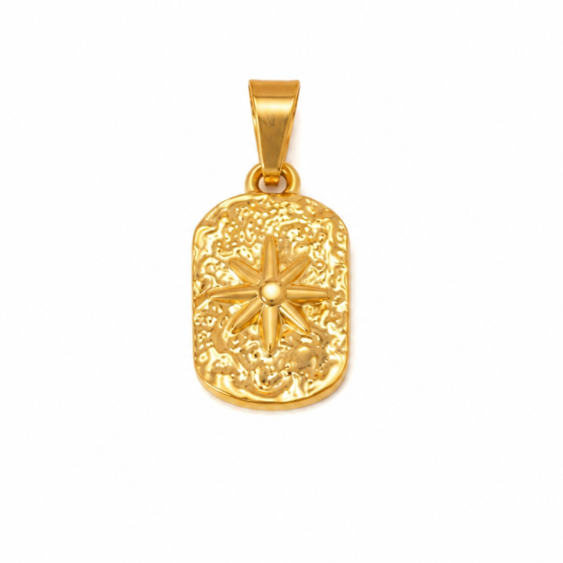 Gold vintage star