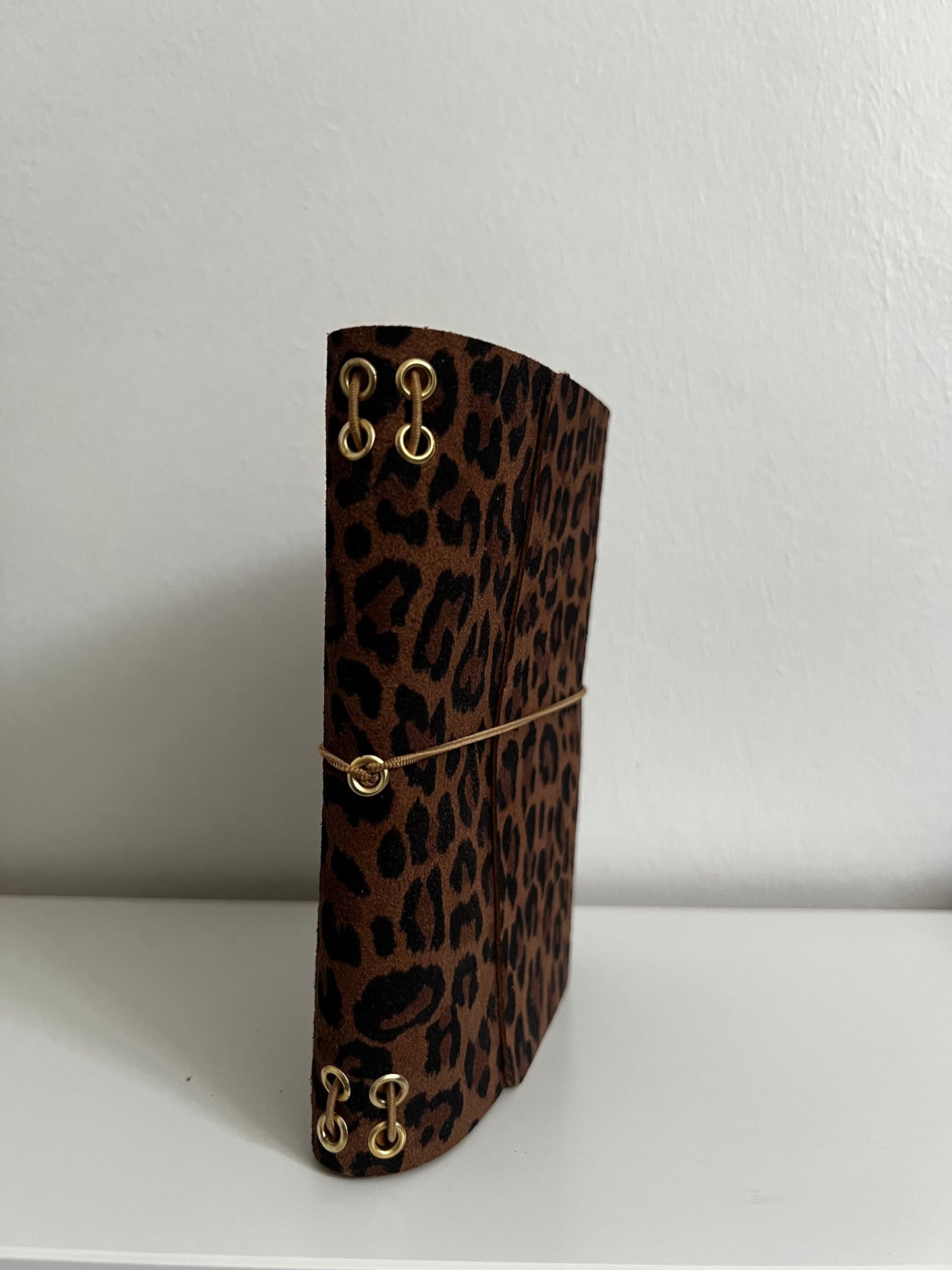 Leopard-A6 Leather journal