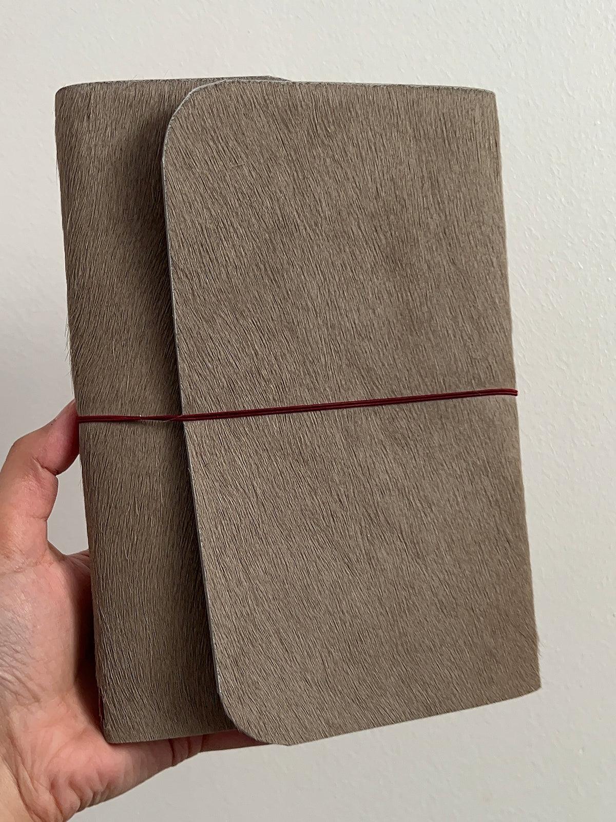 Beige Leather Journal - A5