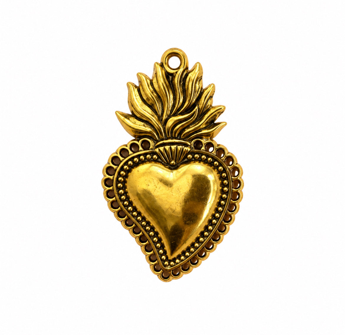 vintage gold heart 3