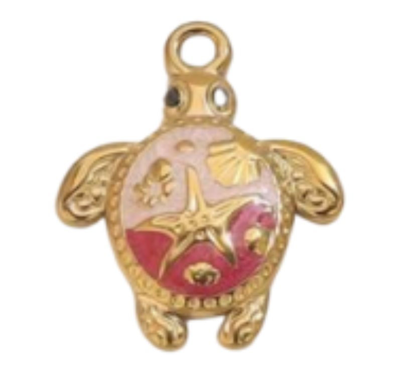 Pink turtle
