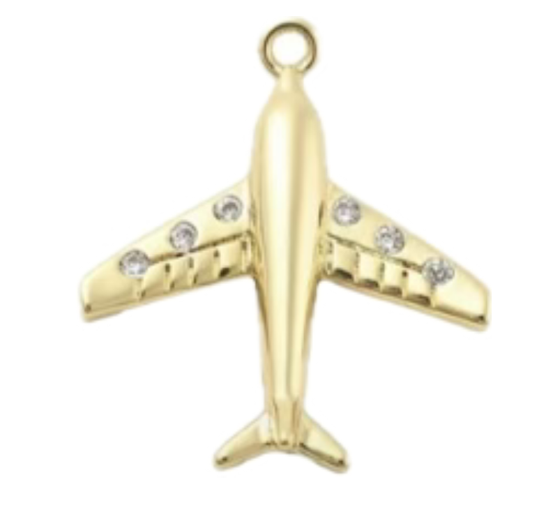 Airplane with crystal