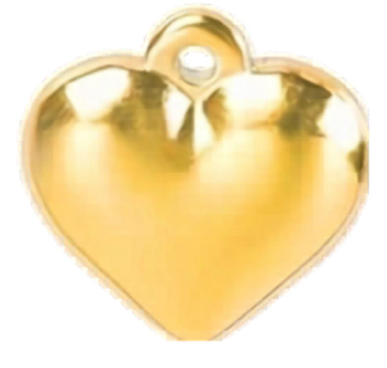 Gold heart 2