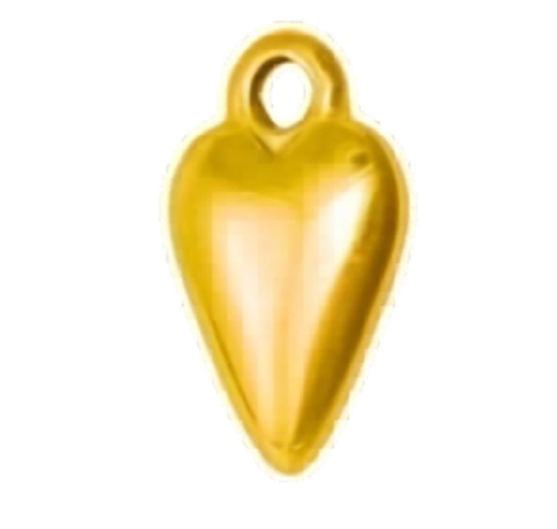 Gold heart 3