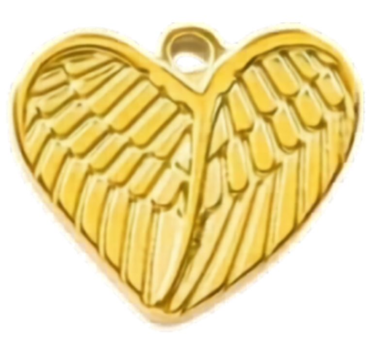 Gold heart 10