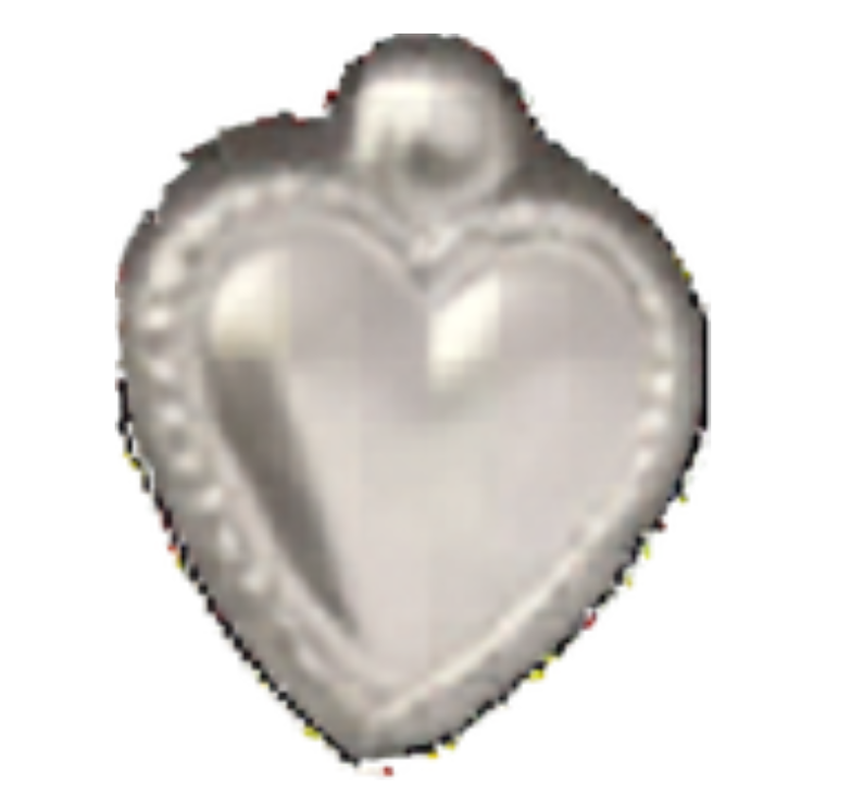 Mini silver heart