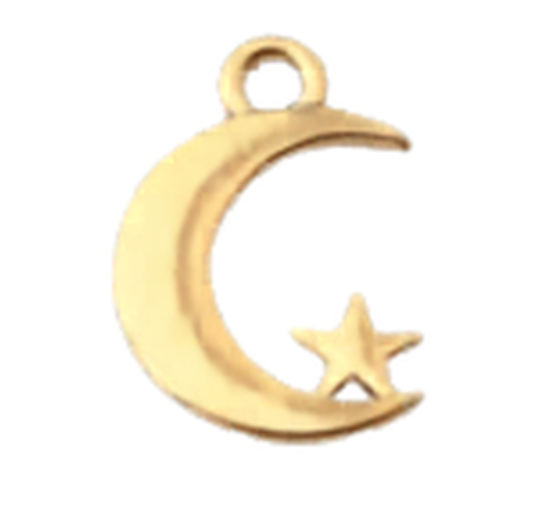 Moon and star