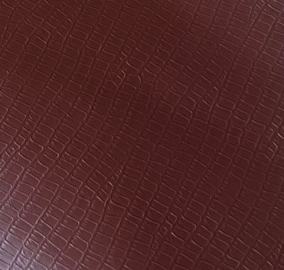 Maroon crocodile genuine leather