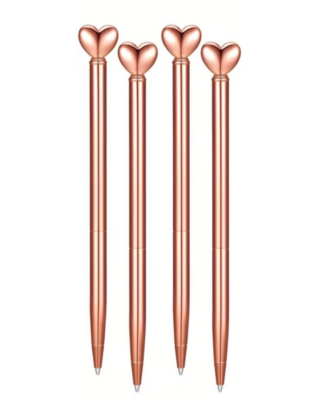 Rose Gold Heart Pen
