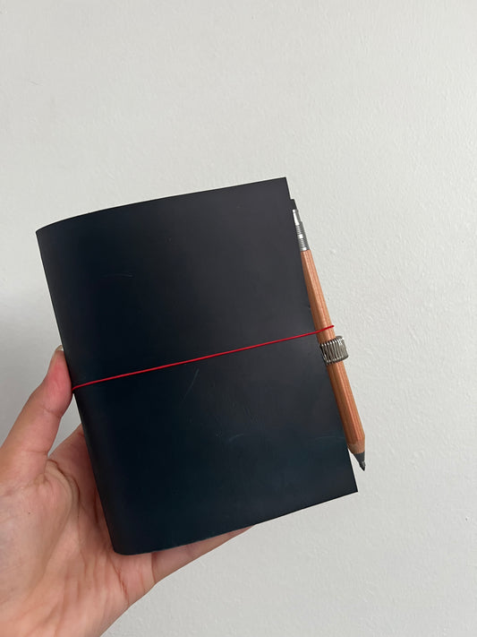 Vintage -A6- Bifold Leather journal