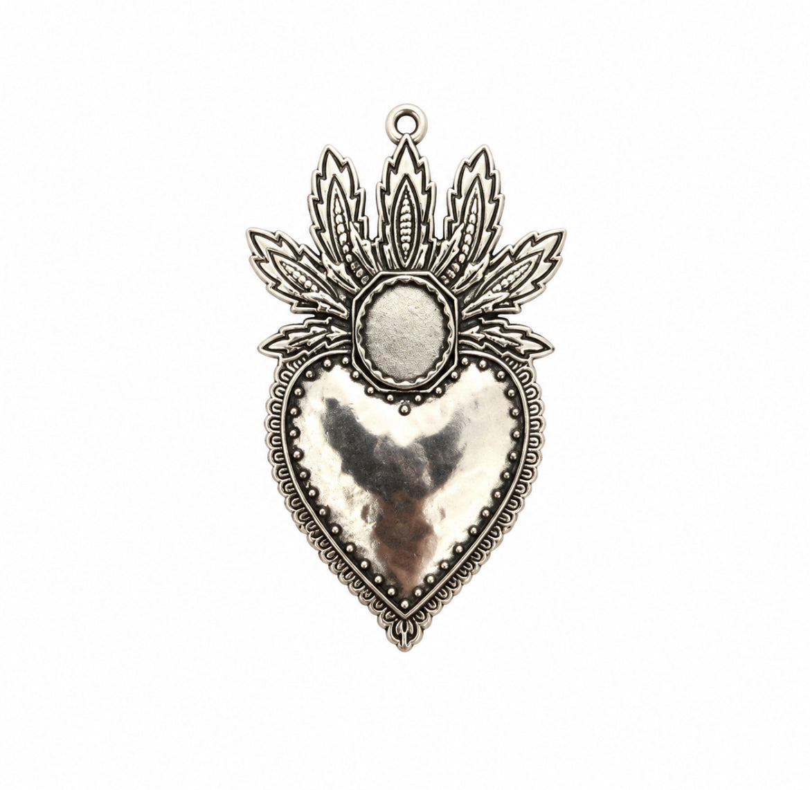 Vintage silver heart 1