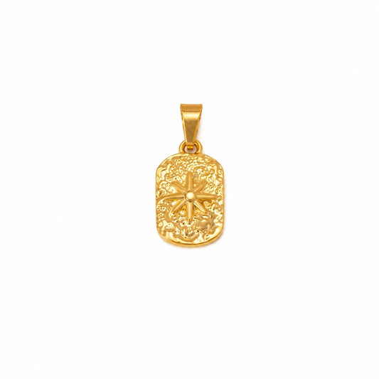 Gold vintage star