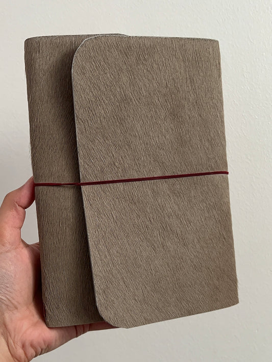 Beige Leather Journal - A5