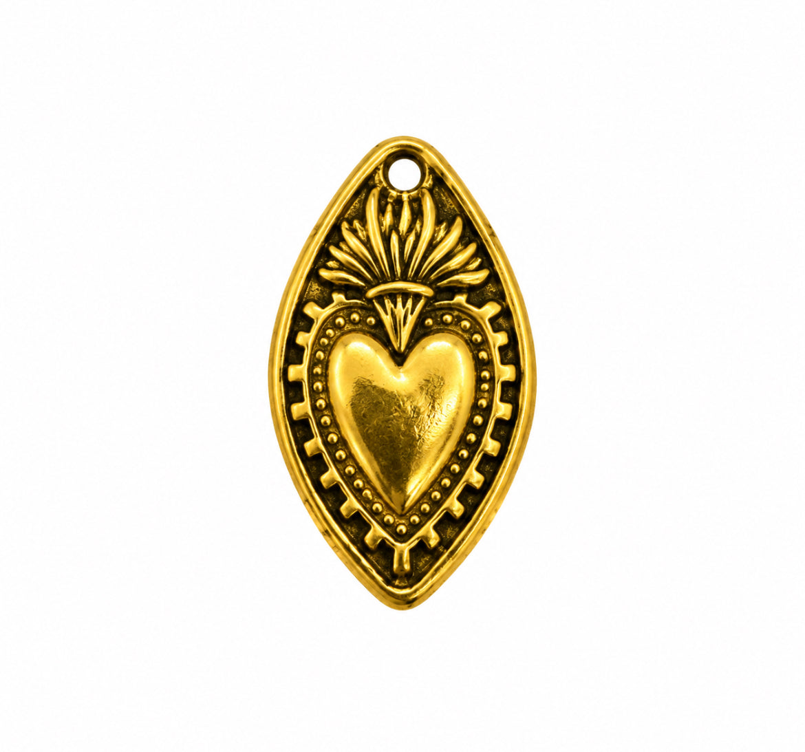 Vintage gold heart 6