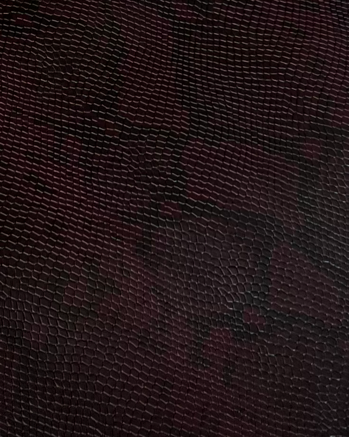 Dark purple snake genuine leather A4