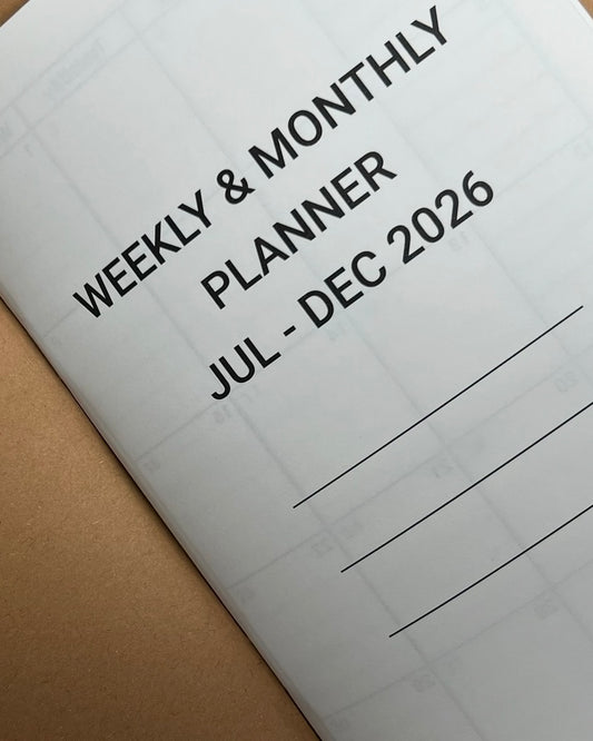 Weekly & Monthly Planner