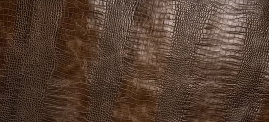 Caramel crocodile genuine