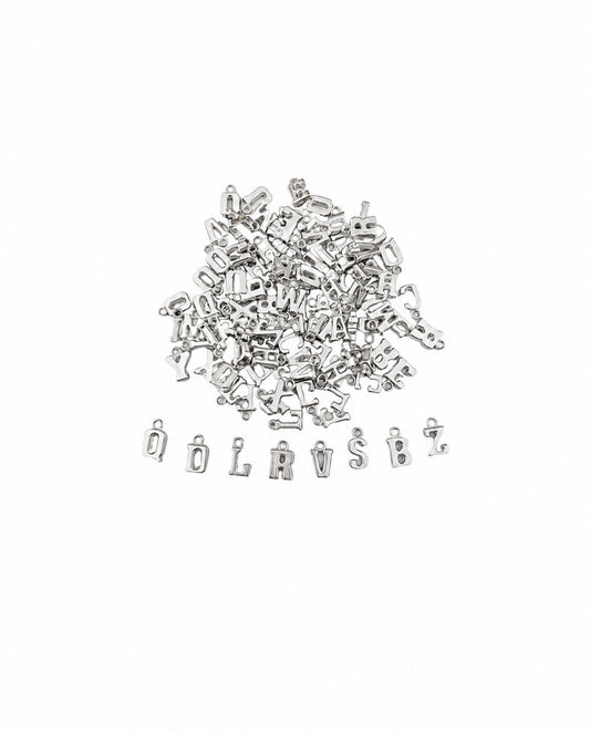Silver Bold Letters