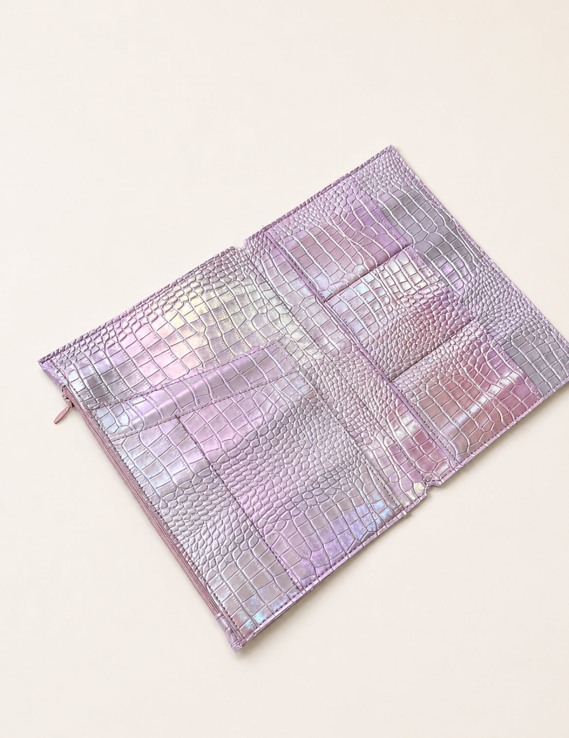 Metalic Pink Crocodile | A5
