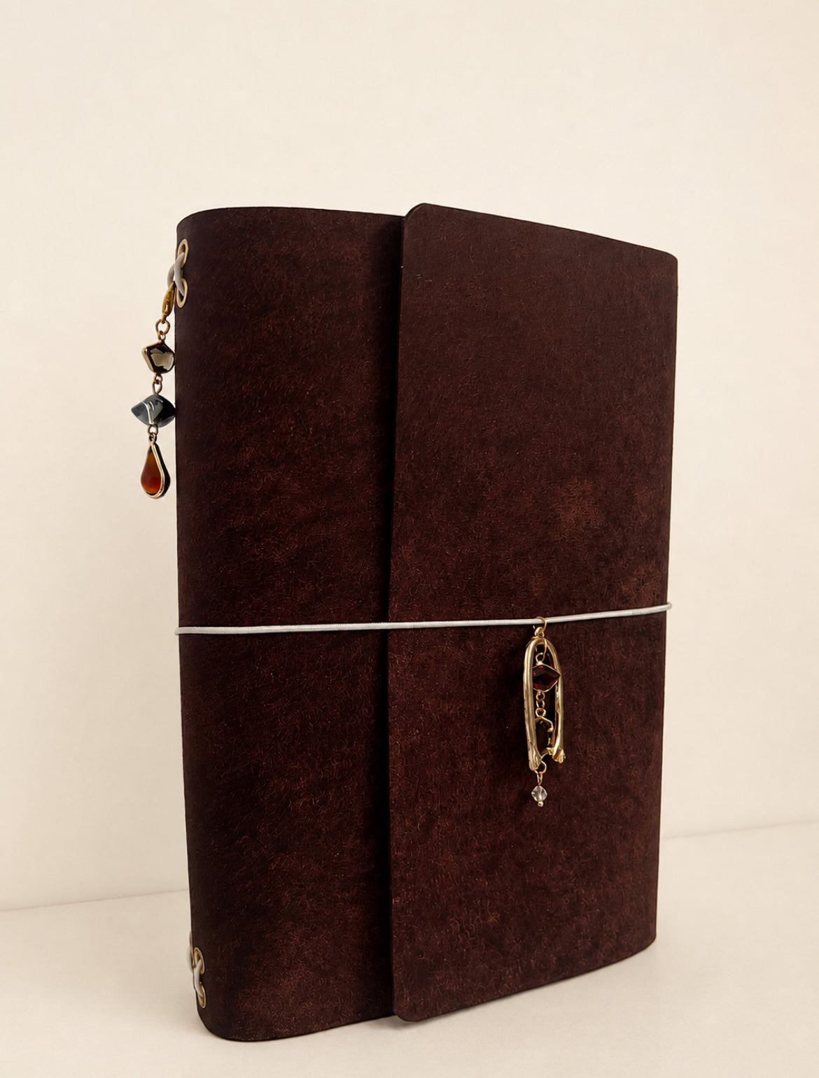 Brown Suede Leather Journal -A5 size