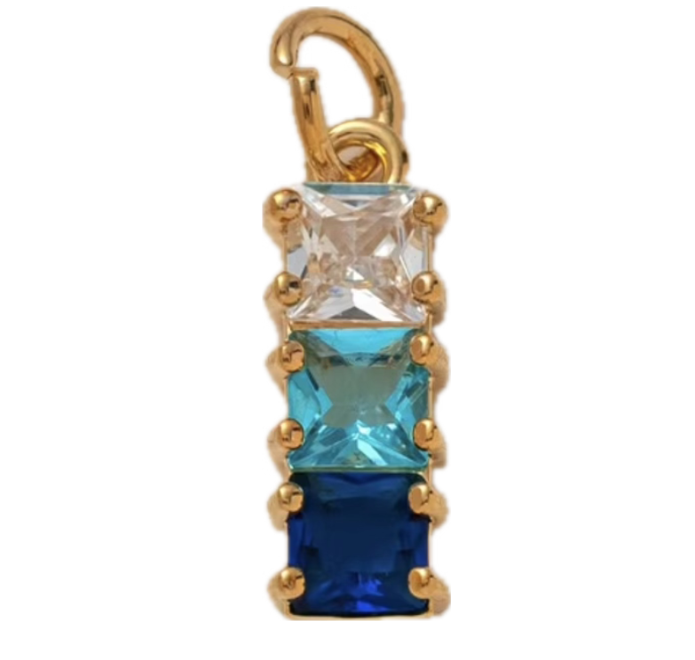 Mini blue crystals