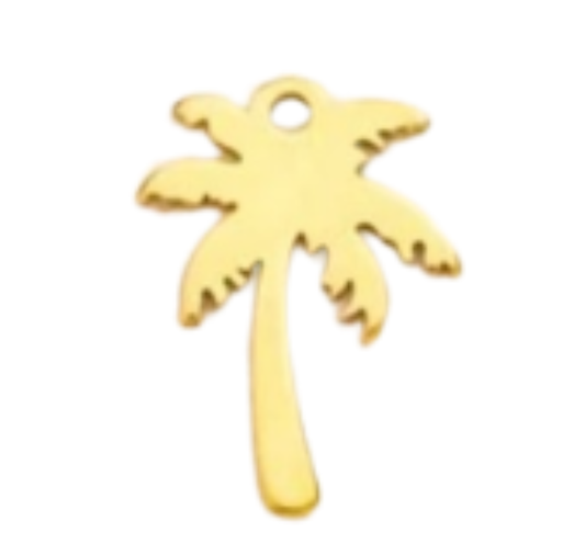 Gold palm tree