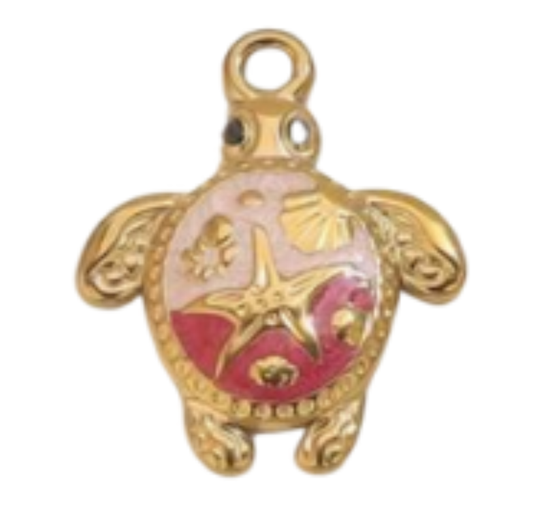 Pink turtle