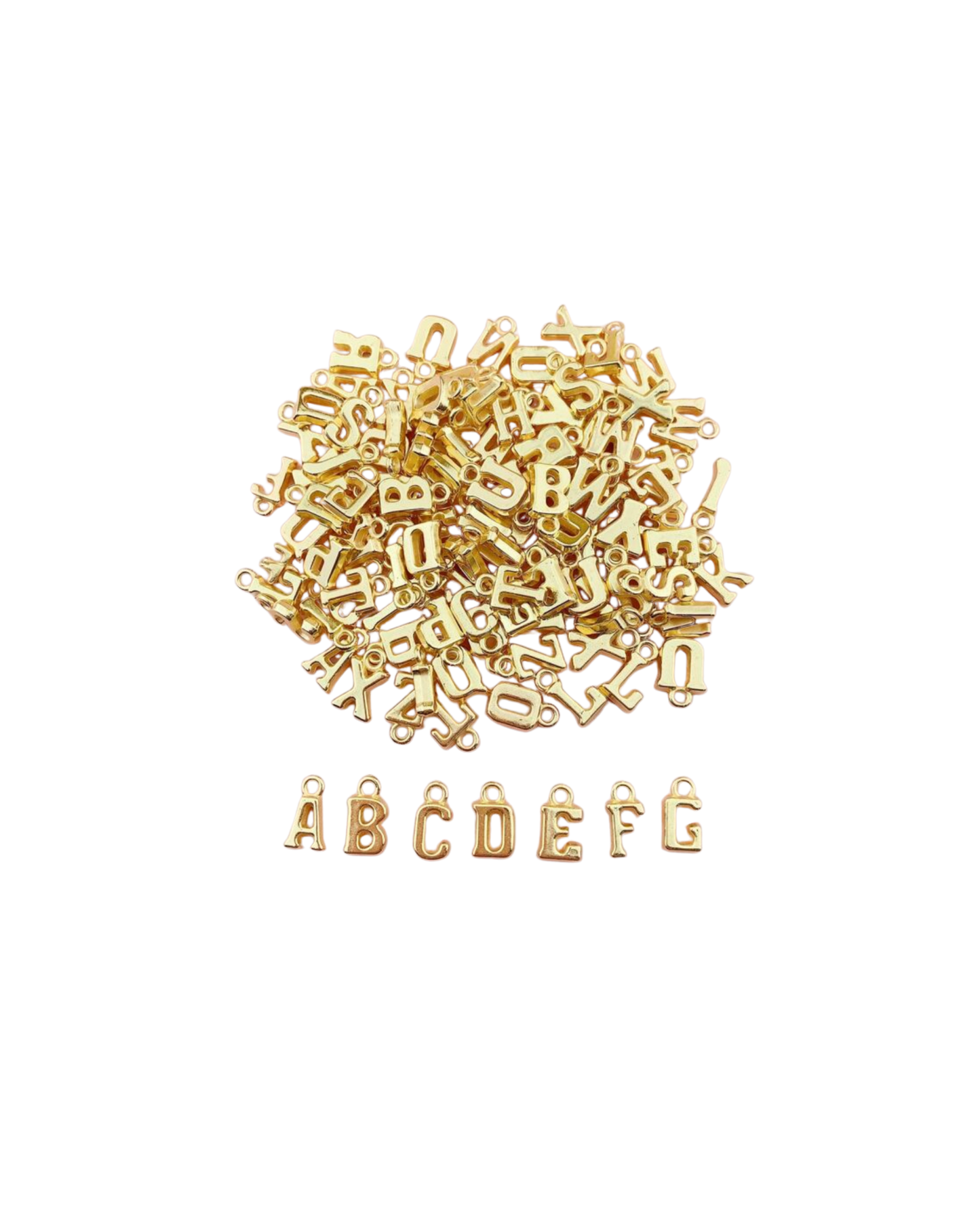 Gold Bold Letters