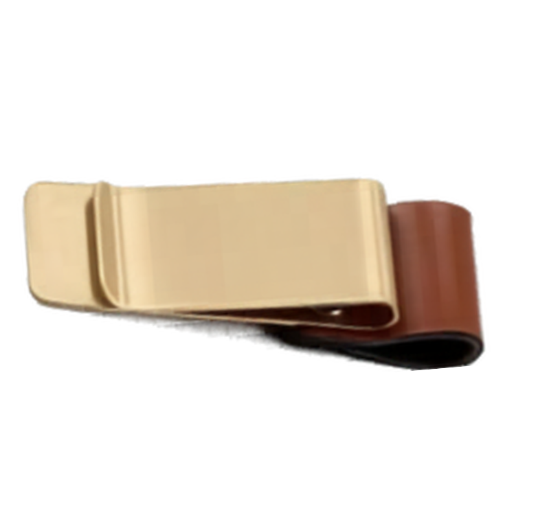 Brown leather pen holder
