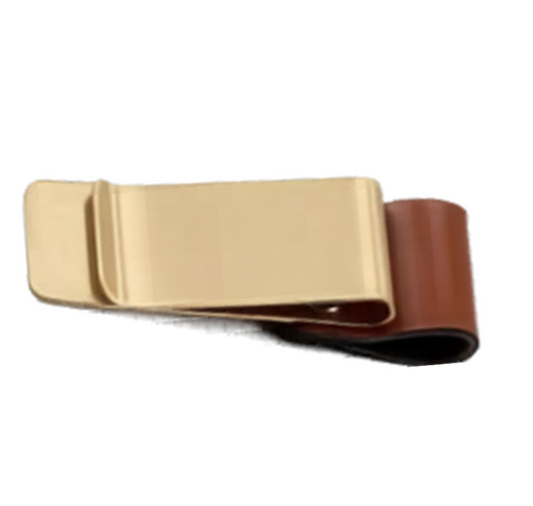 Brown leather pen holder
