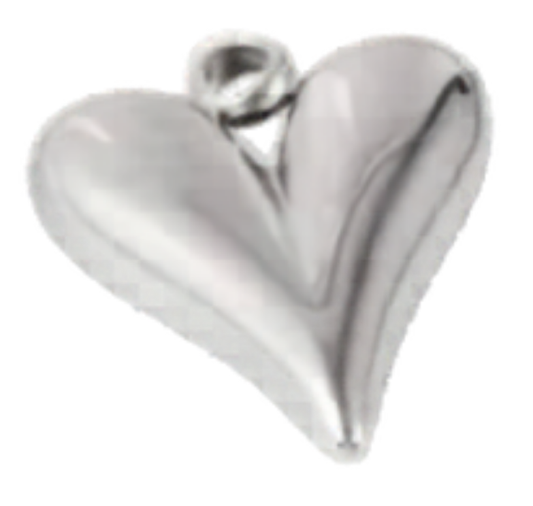 Silver heart 5