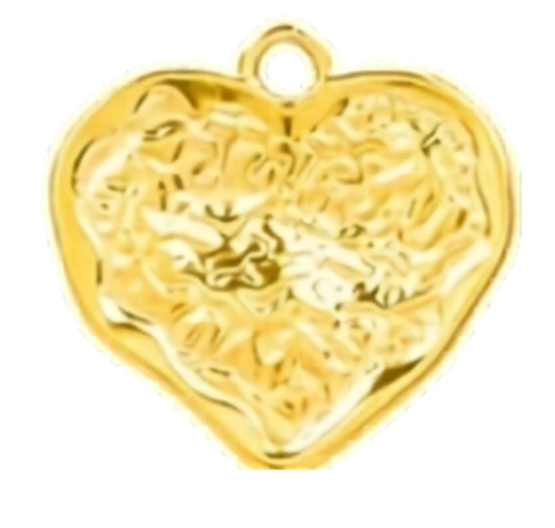 Gold heart 1