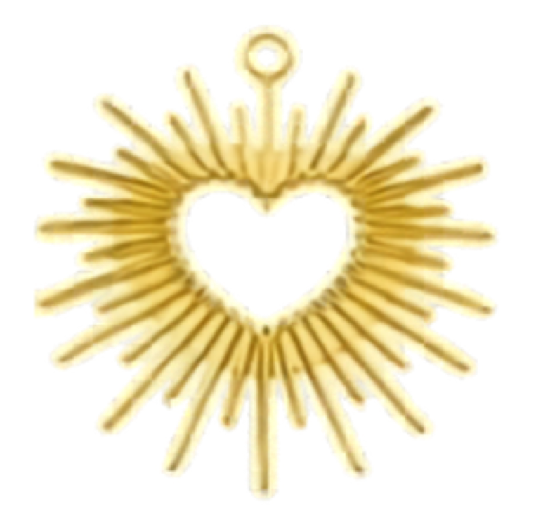 Gold heart 4