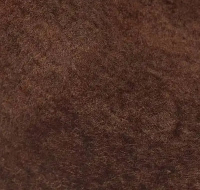 Brown suede genuine leather