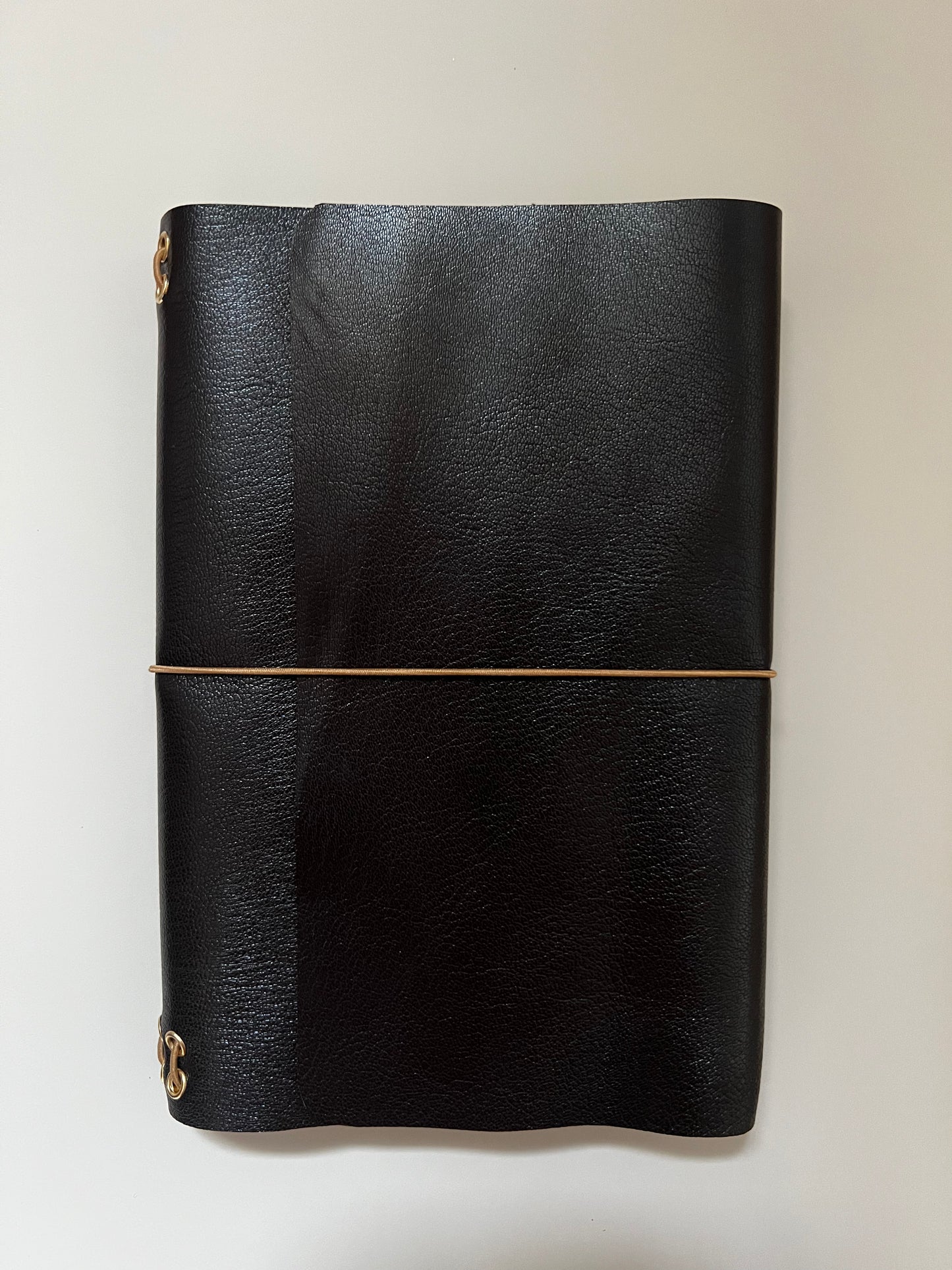 Glossy Brown Leather Journal-A5 size