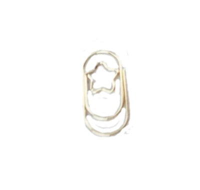 Mini Gold Star Clip
