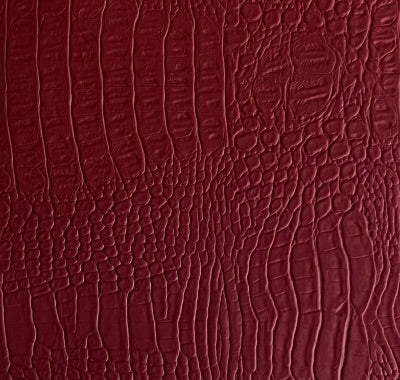 Red Crocodile vegan leather