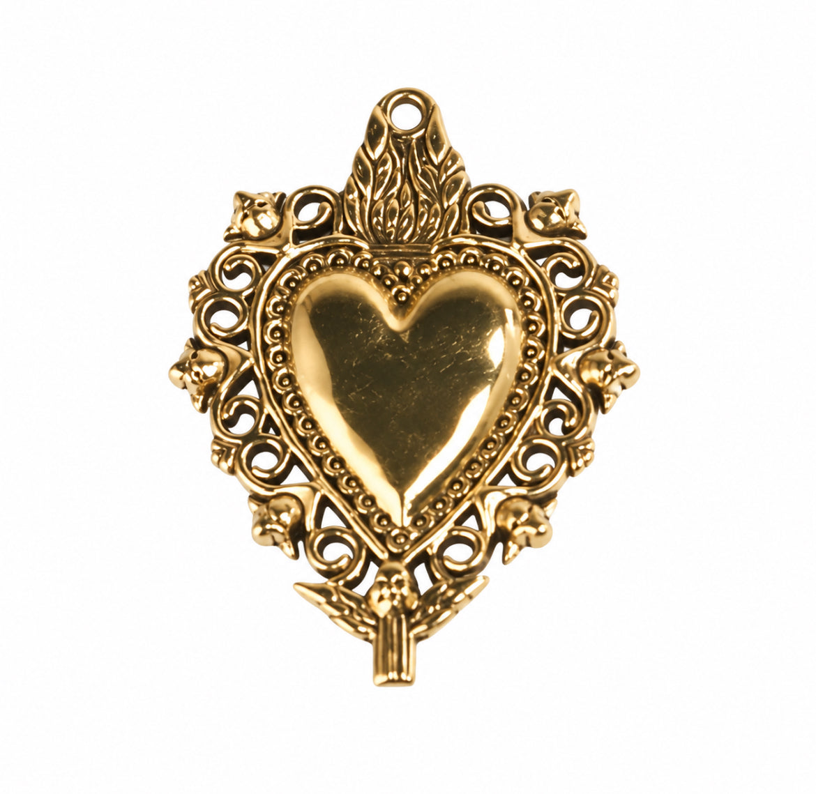 Vintage gold heart 1